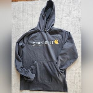 Carhartt Men's Gray Hoodie Size Medium